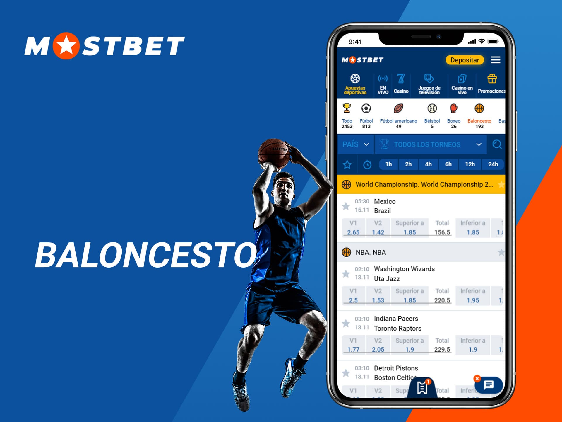 Baloncesto MostBet MX