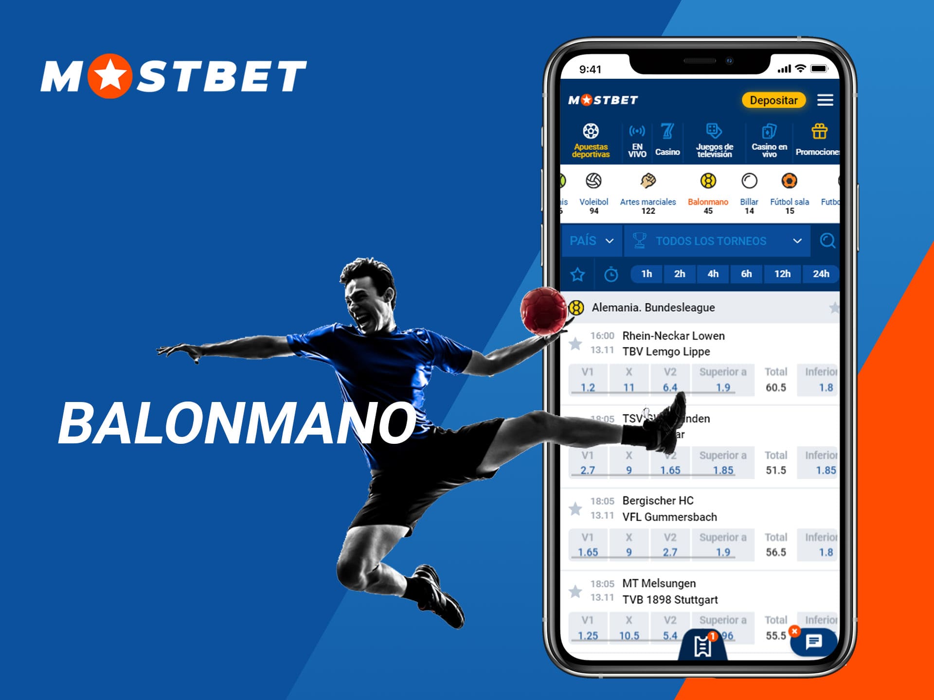 Balonmano MostBet MX
