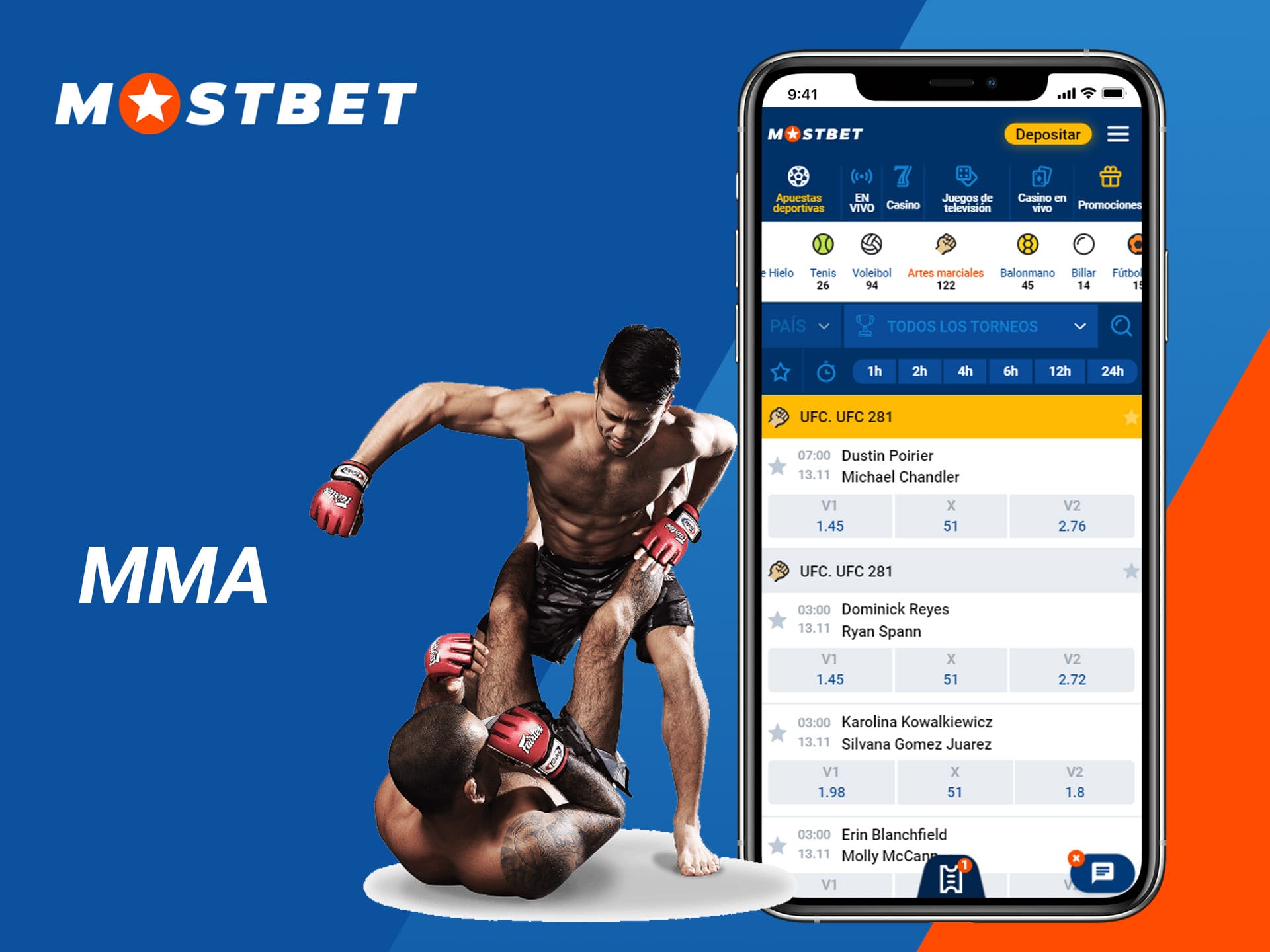mma MostBet MX